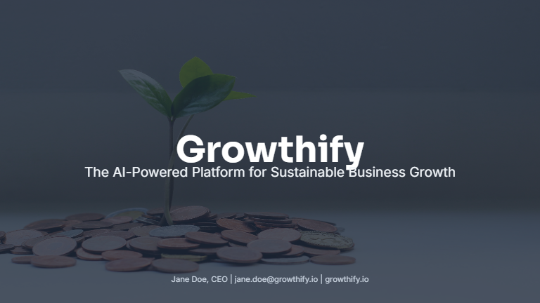 Seed Investor Pitch for Early-Stage SaaS