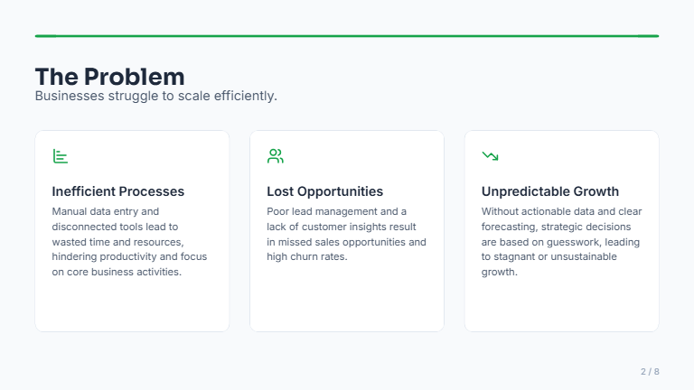 Seed Investor Pitch for Early-Stage SaaS