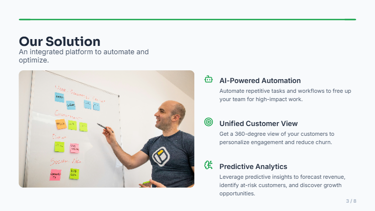 Seed Investor Pitch for Early-Stage SaaS