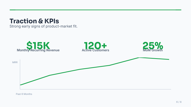 Seed Investor Pitch for Early-Stage SaaS