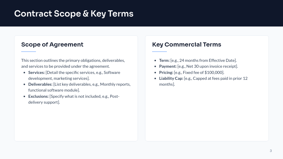 Legal Contract Review Briefing Deck