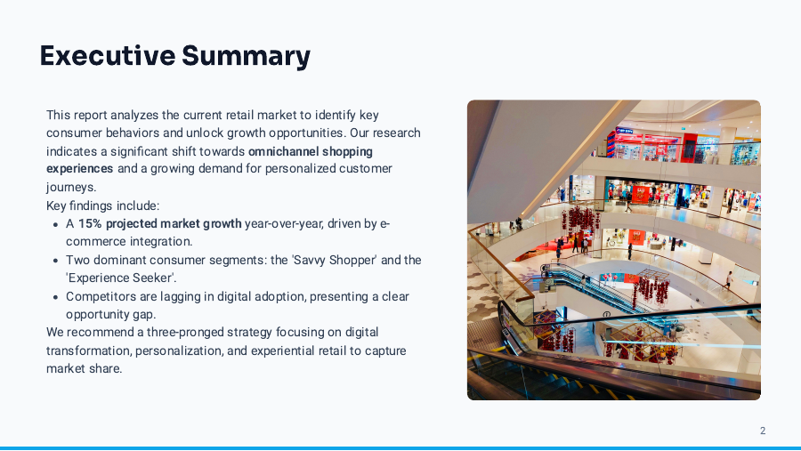 Consumer Market Insights for Retail Growth