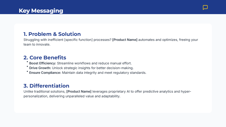 SaaS Product Launch Marketing Deck