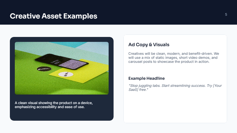 Social Launch Campaign Deck for SaaS