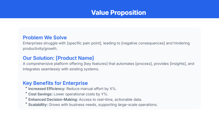 B2B SaaS Product Launch GTM Deck