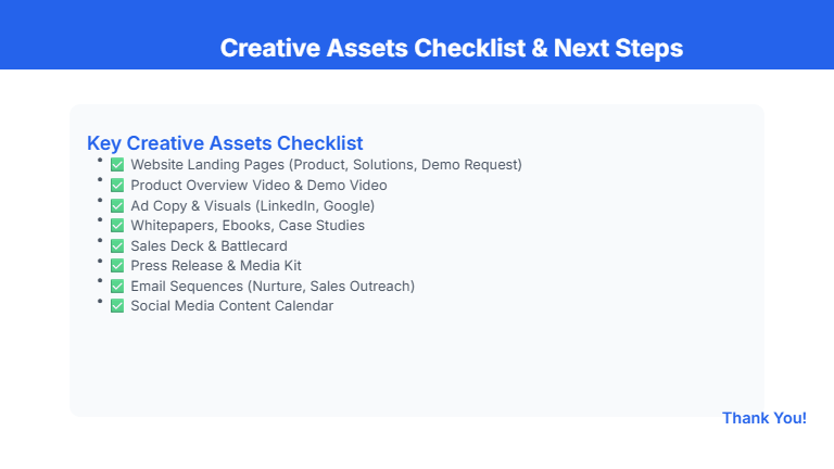 B2B SaaS Product Launch GTM Deck