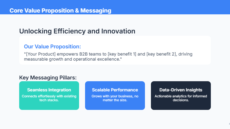 B2B SaaS Growth Marketing Deck
