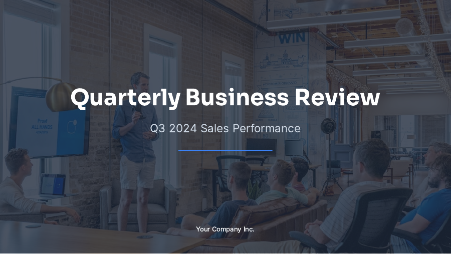 QBR Sales Performance & Growth Roadmap
