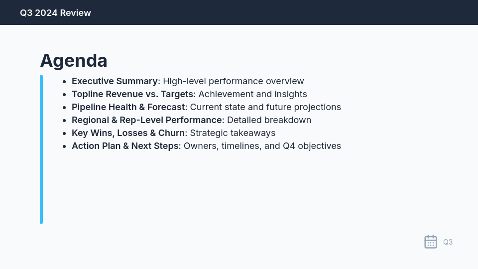 Quarterly Sales Review for Remote Teams