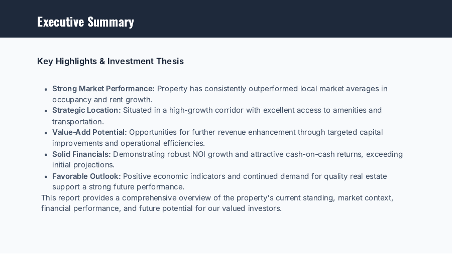 Real Estate Investor Market Update