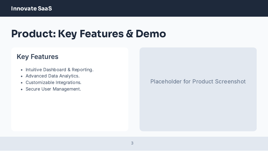 SaaS Growth Investor Pitch (Series A)