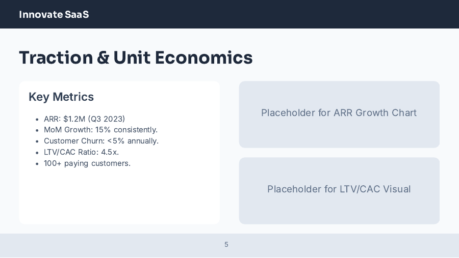 SaaS Growth Investor Pitch (Series A)