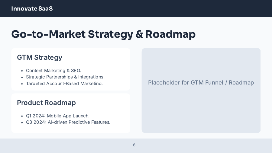 SaaS Growth Investor Pitch (Series A)