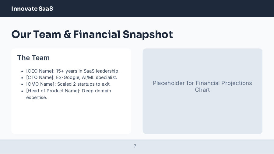 SaaS Growth Investor Pitch (Series A)