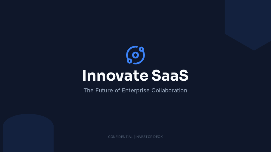 SaaS Growth Metrics Investor Deck