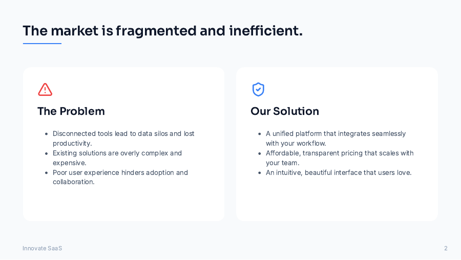 SaaS Growth Metrics Investor Deck