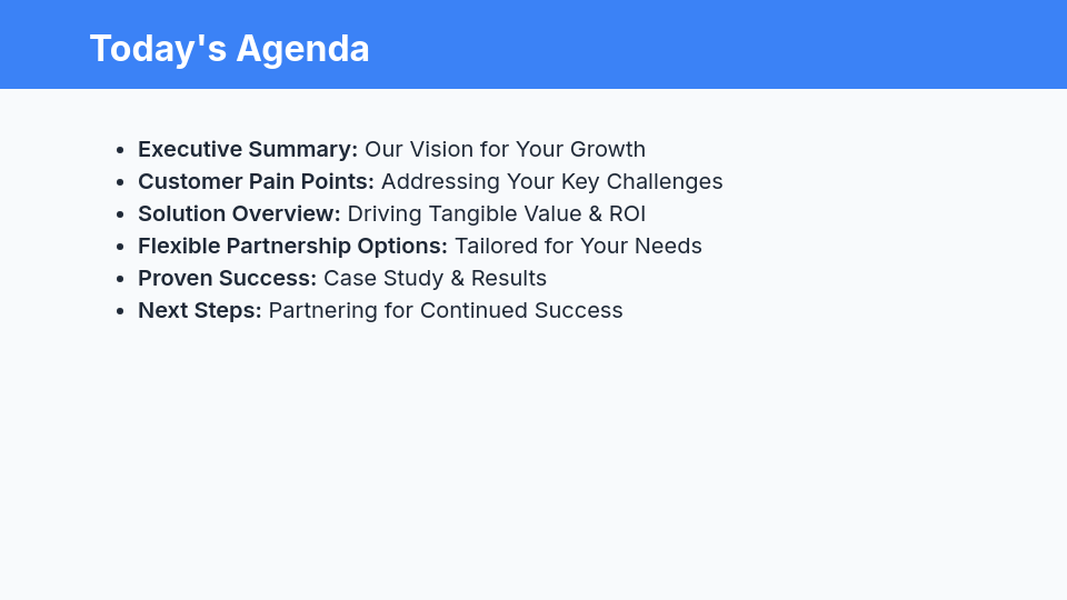 Enterprise Account Sales Win Deck