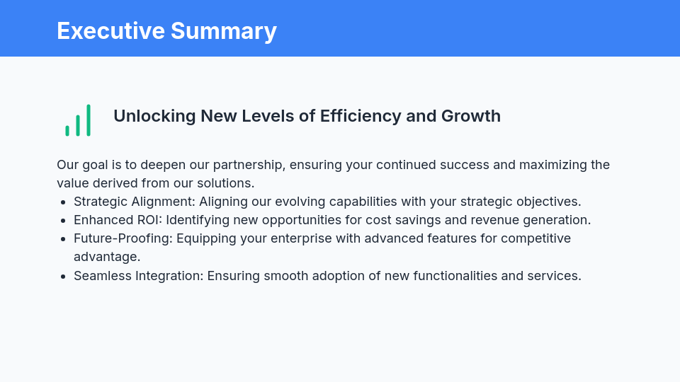 Enterprise Account Sales Win Deck