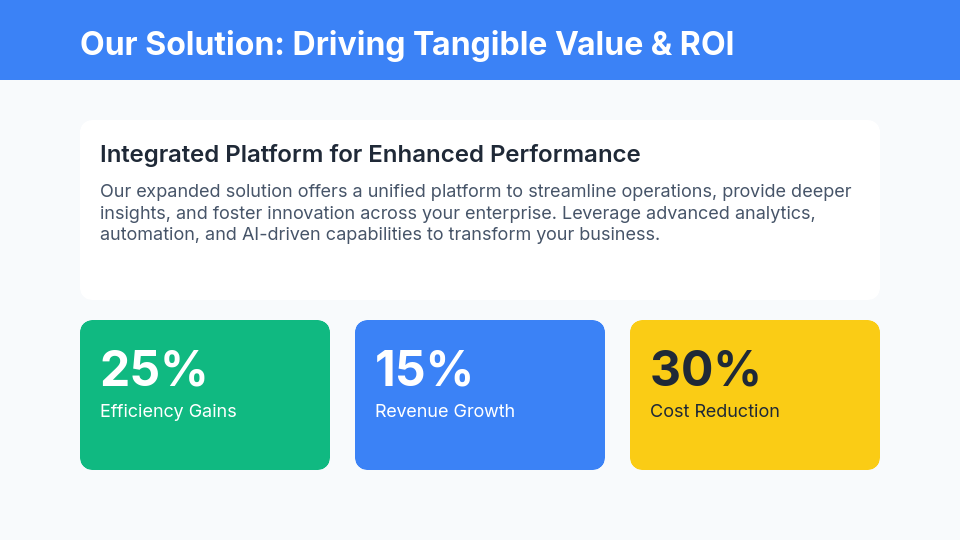 Enterprise Account Sales Win Deck
