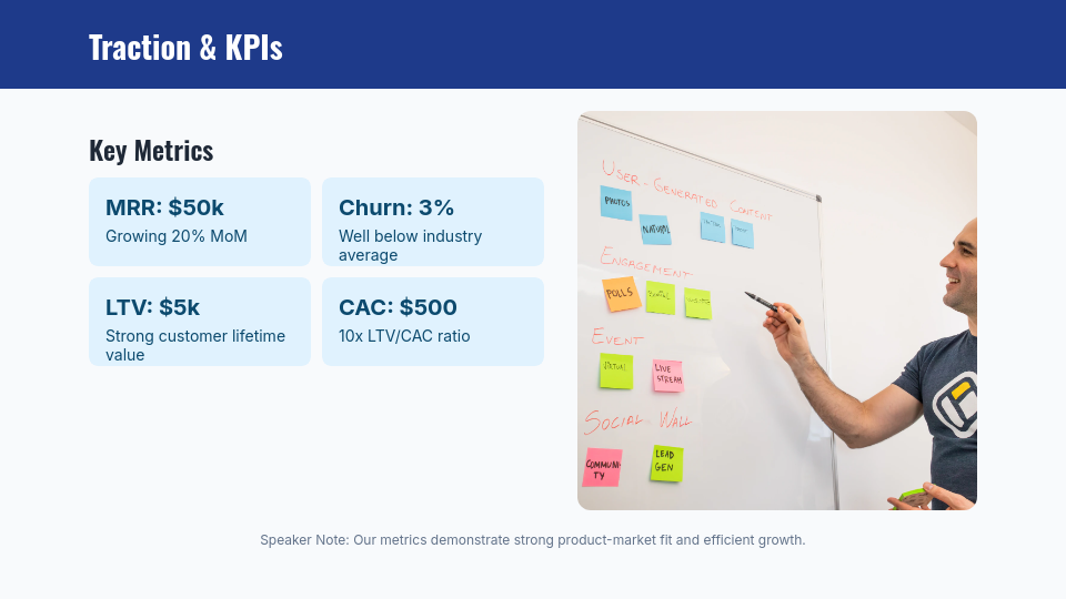 Seed Traction Deck for Early-Stage SaaS