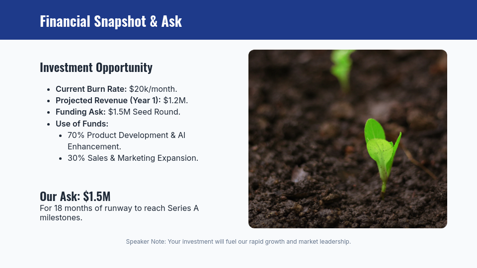 Seed Traction Deck for Early-Stage SaaS