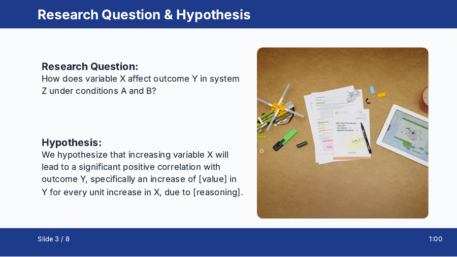 Student Project Pitch - STEM Focus