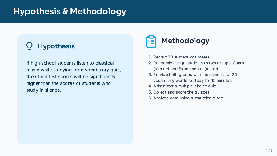 High School Research Showcase Slides