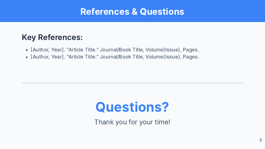 Student STEM Project Pitch Deck