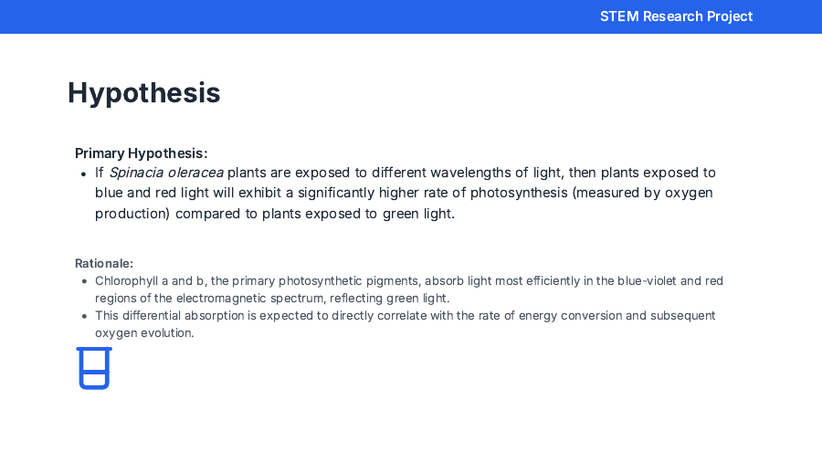 Student Research Showcase: STEM Project