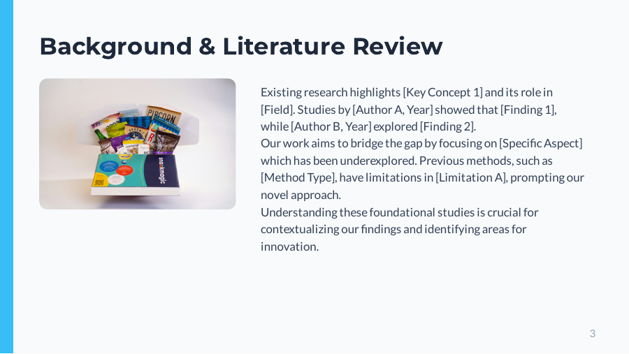 Student Research Pitch Deck — STEM Focus