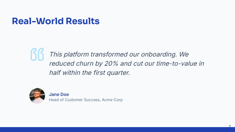 Customer Onboarding Webinar for SaaS Teams