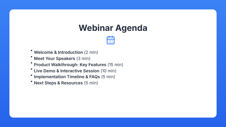 SaaS Customer Onboarding Webinar Kit