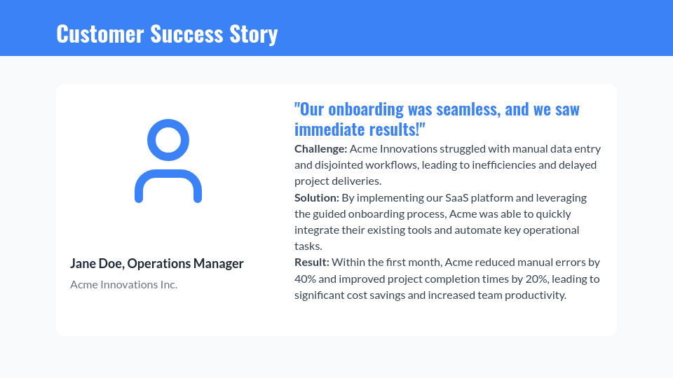 Customer Onboarding Webinar for SaaS