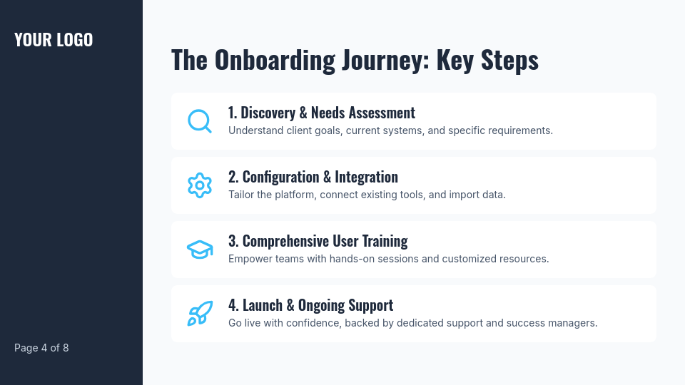 SaaS Onboarding Webinar for Enterprise Clients