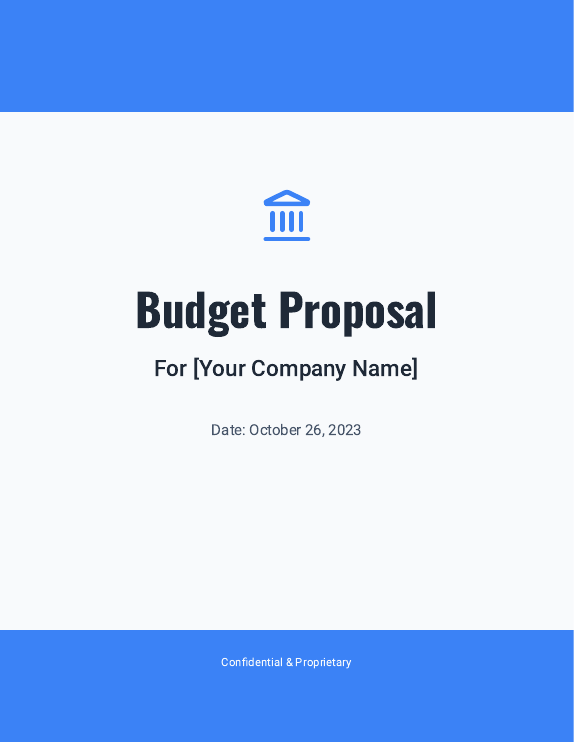 Capital Request Budget for Small Businesses