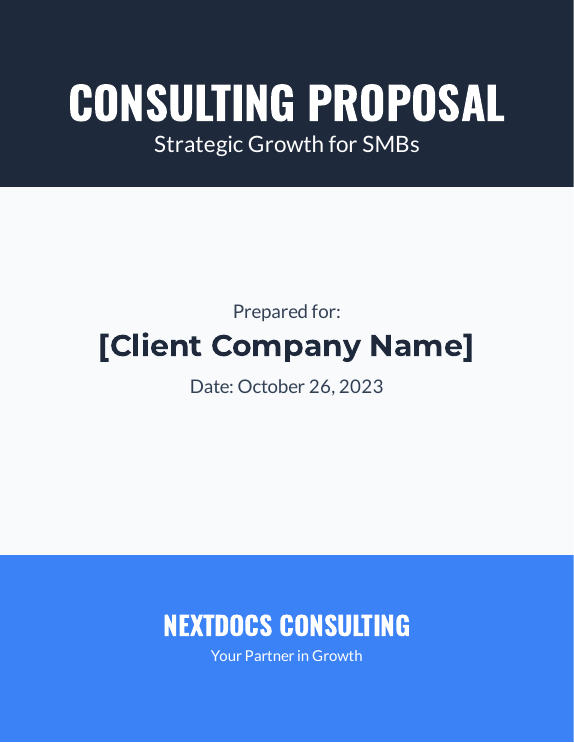 Strategic Consulting Proposal for SMB Growth