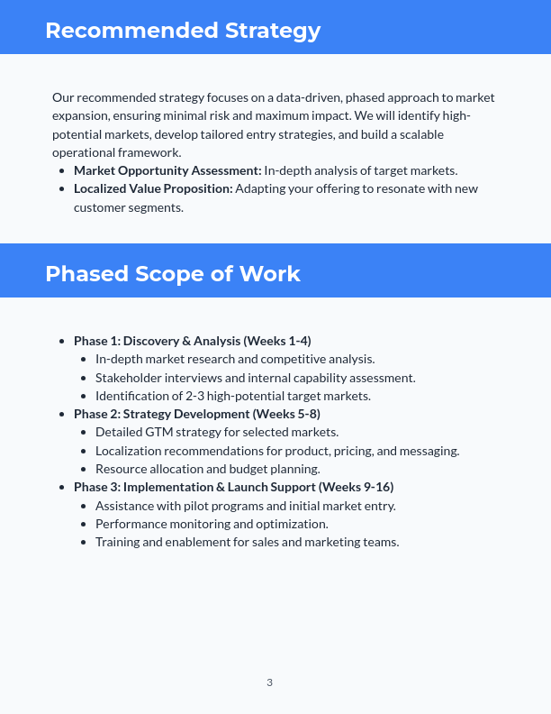 B2B SaaS Market-Expansion Consulting Proposal