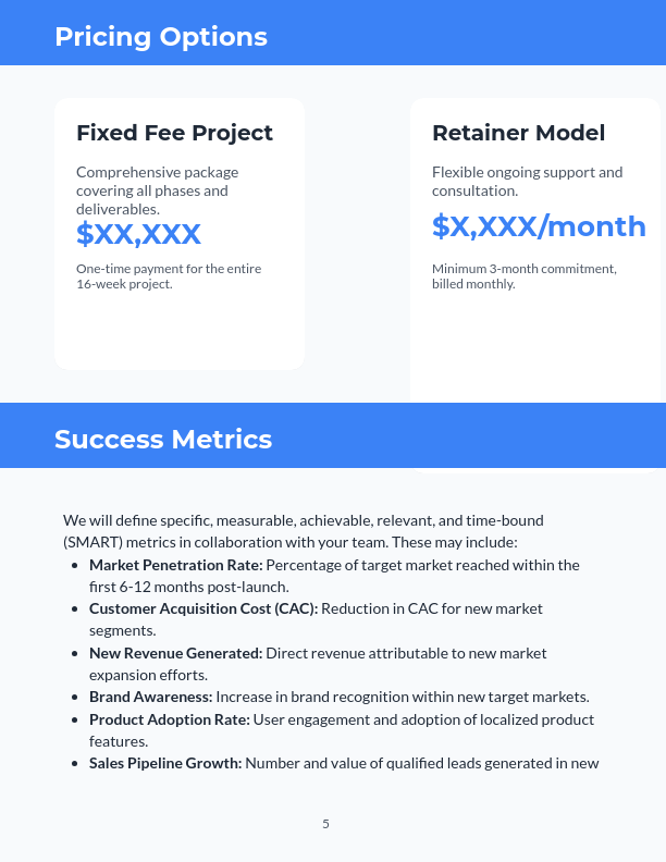 B2B SaaS Market-Expansion Consulting Proposal