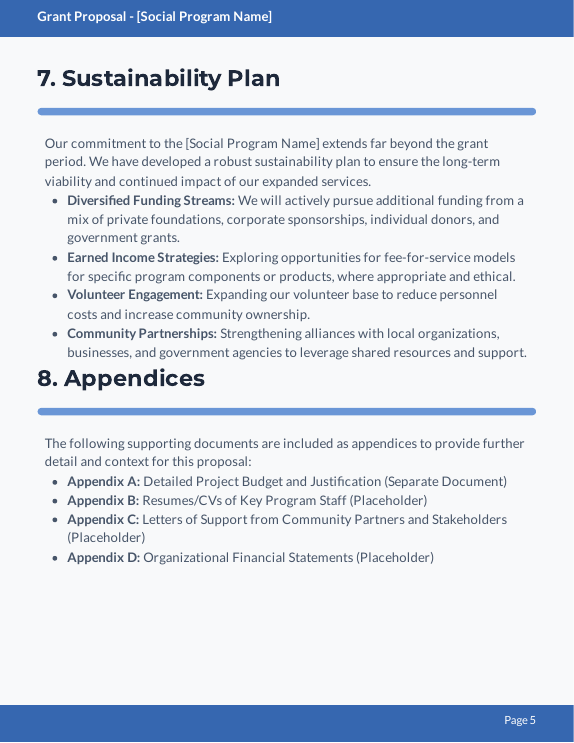 Community Grant Proposal for Program Expansion