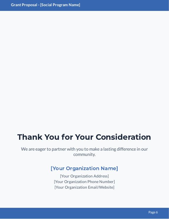Community Grant Proposal for Program Expansion