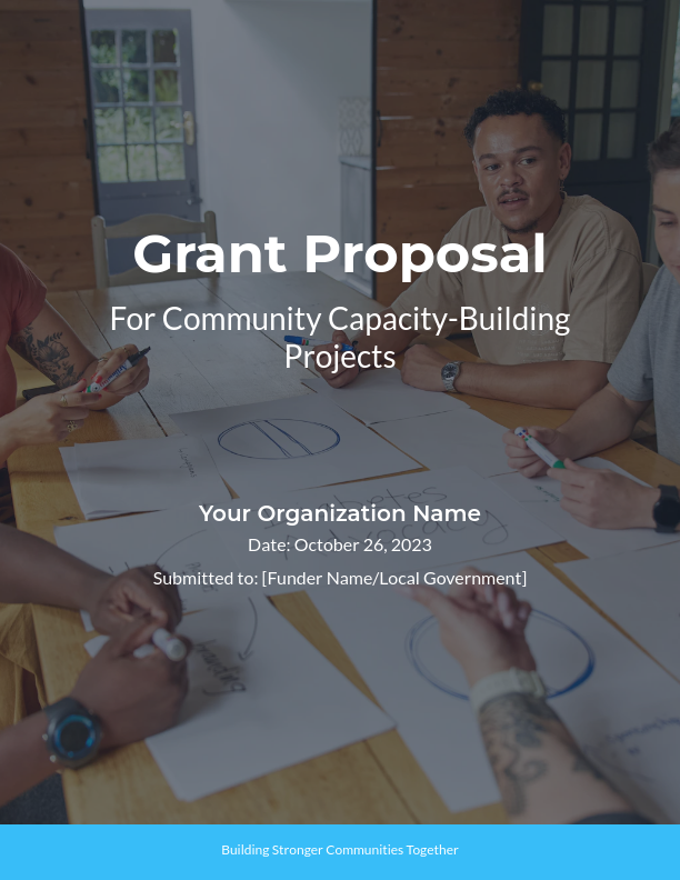 Community Grant Proposal for Capacity Building