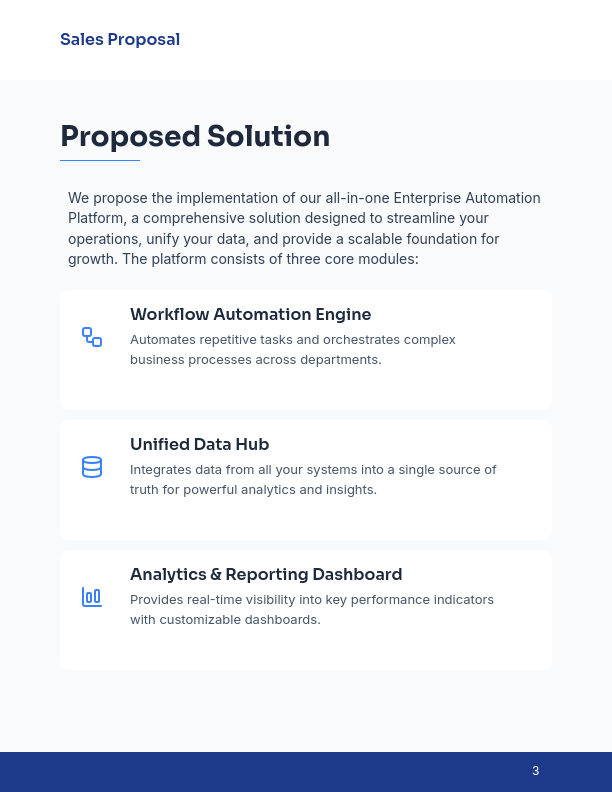 Strategic Enterprise Sales Proposal (New Account)