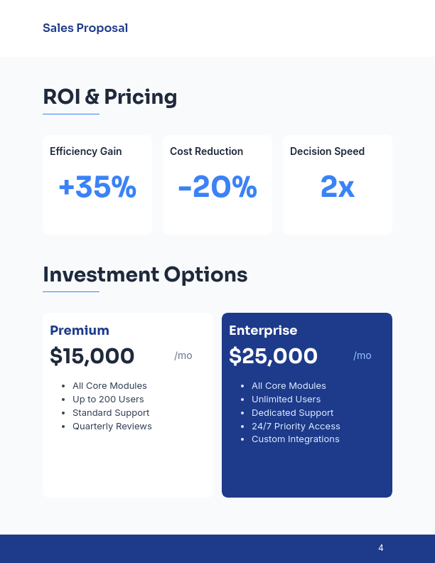 Strategic Enterprise Sales Proposal (New Account)