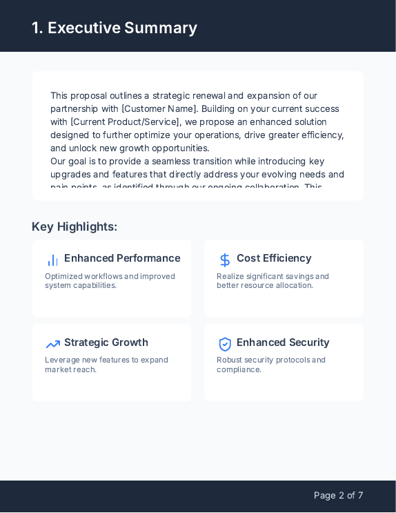 Enterprise SaaS Renewal & Upsell Proposal