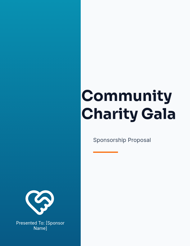 Local Charity Event Sponsorship Proposal