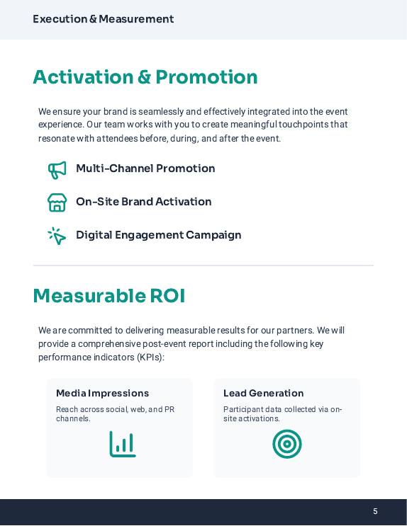 Corporate Sponsorship for Community Events