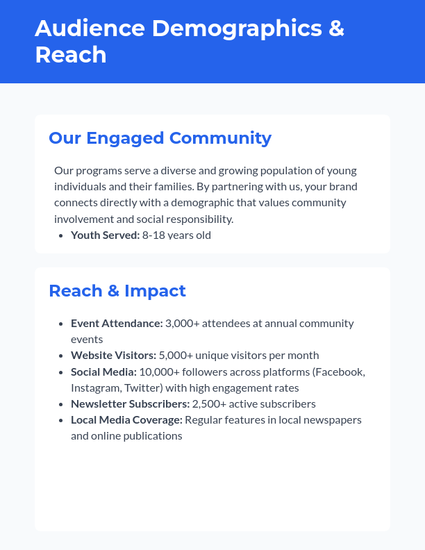 Brand Partnership Proposal for Youth Programs