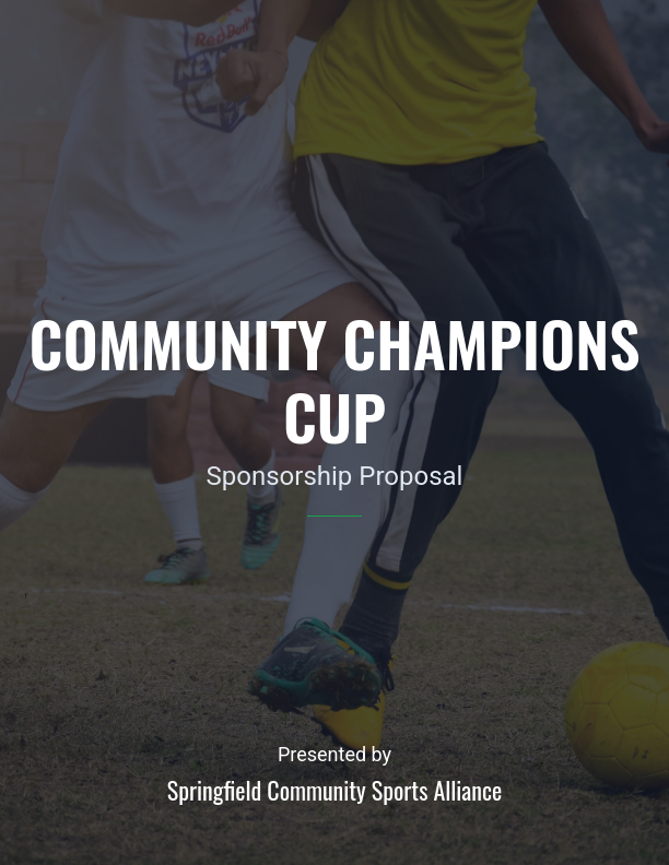 Local Sports Sponsorship Proposal for Brands