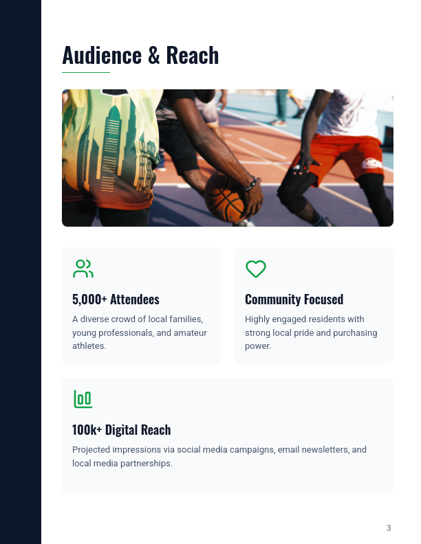 Local Sports Sponsorship Proposal for Brands