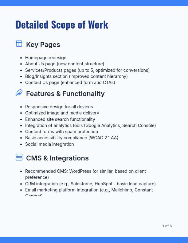 Responsive Website Redesign & SEO Plan